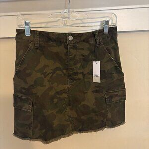 Nordstrom BP Camo Mini Skirt NWT
